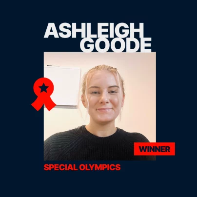 Ashleigh Goode, Special Olympics