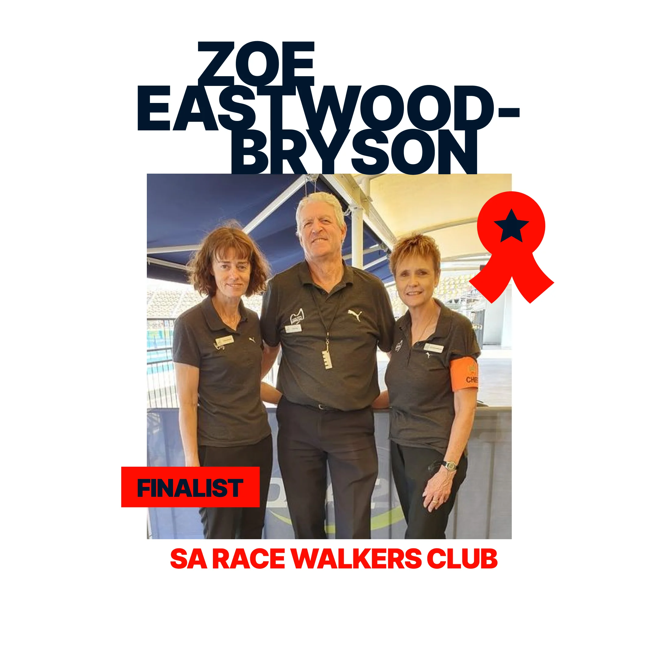 Zoe Eastwood-Bryson, SA Race Walkers Club